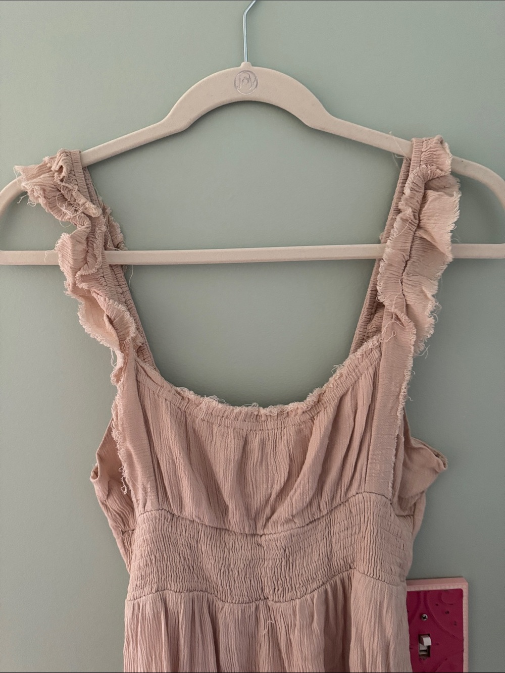 Papermoon Beige Ruffle Strap Sundress - Picture 3 of 5